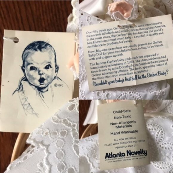 Artistic Doll Collection Vintage Gerber Baby made by The Atlanta Novelty - Picture 8 of 12